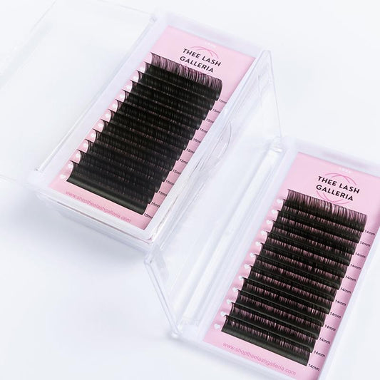 C Curl Single Length Lash Trays