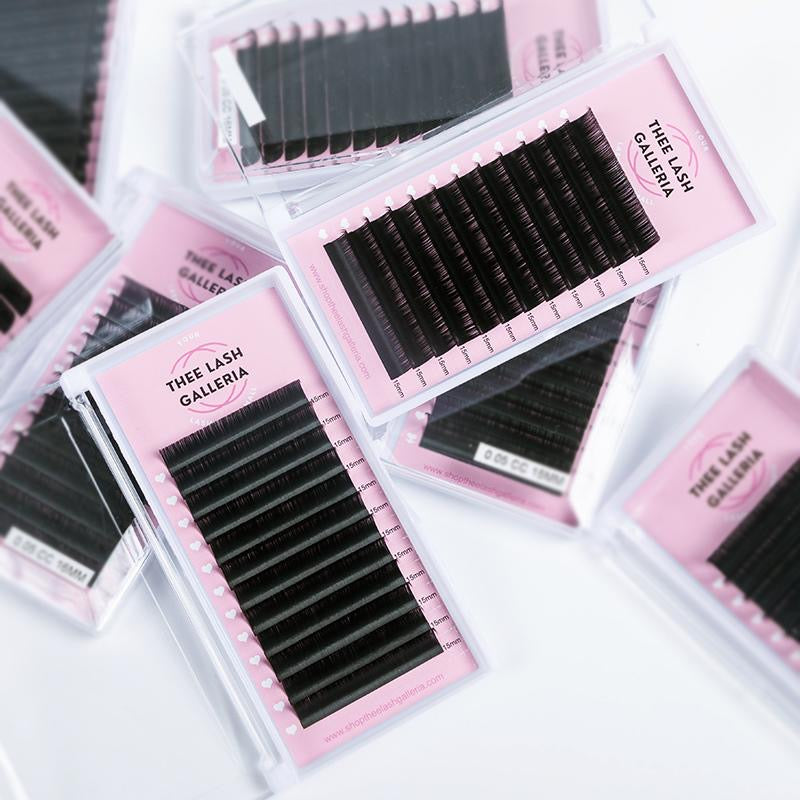 D Curl Single Length Lash Trays