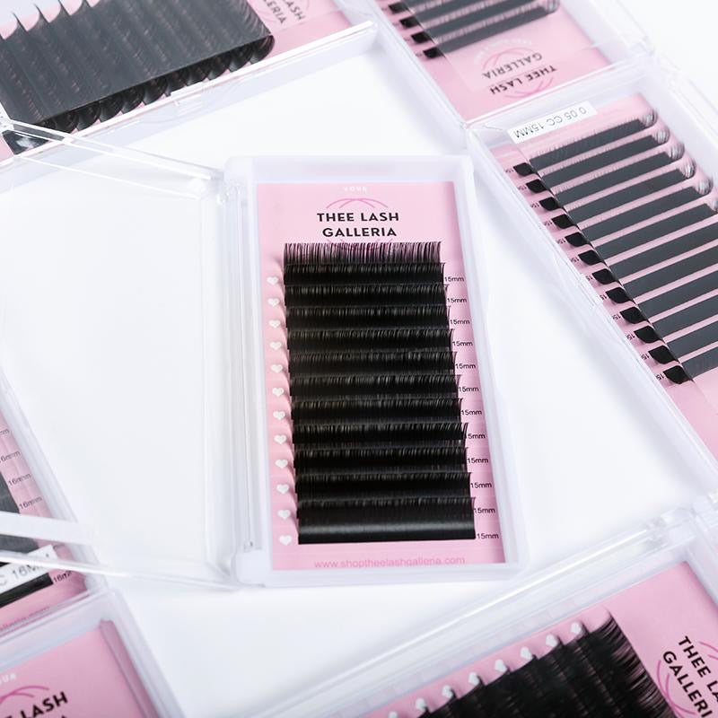 CC Curl Single Length Lash Trays